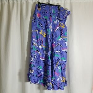Vintage 80/90's A.C. Sport Rayon Skirt Size 6